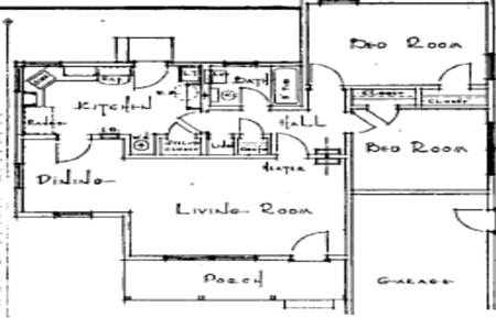 sample 40's home layout plan